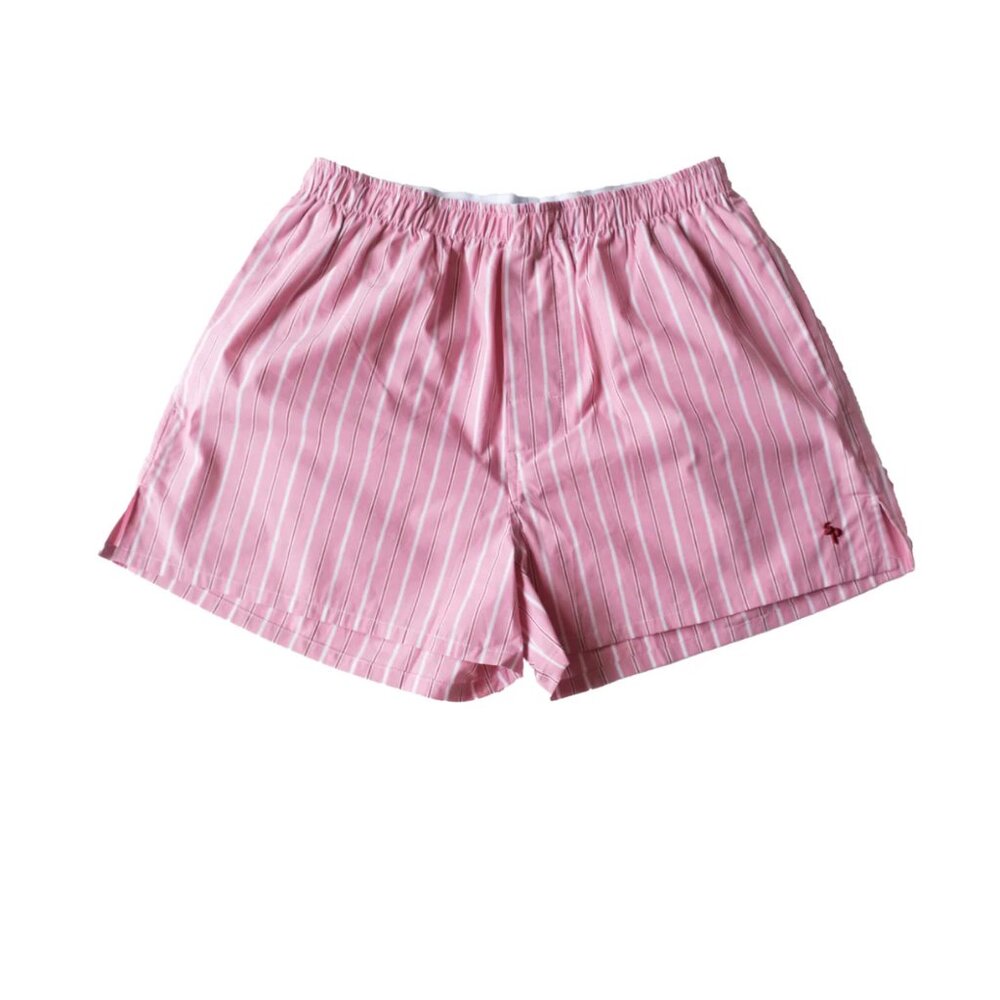 Saint Paradiso Boxer Short in Pink Stripe Size L